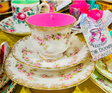 Load image into Gallery viewer, Stunning Royal Albert ‘Dimity Rose’ Teacup Soy candle
